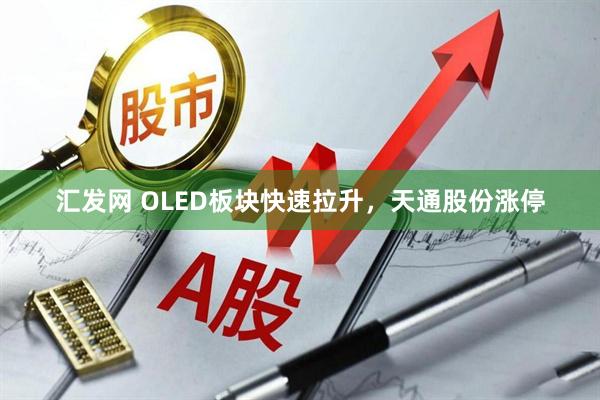 汇发网 OLED板块快速拉升，天通股份涨停